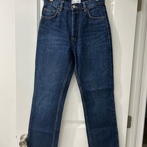 Zara Blue Straight Jeans